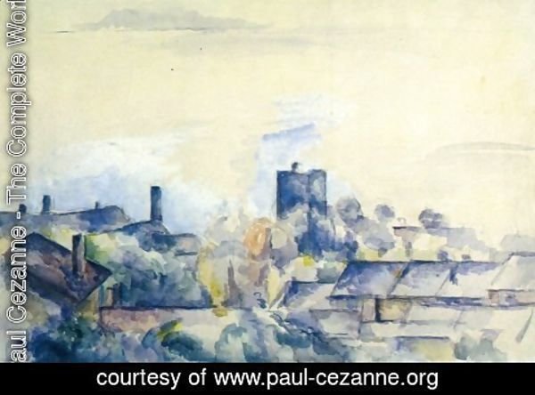 Paul Cezanne - Roofs in L'Estaque