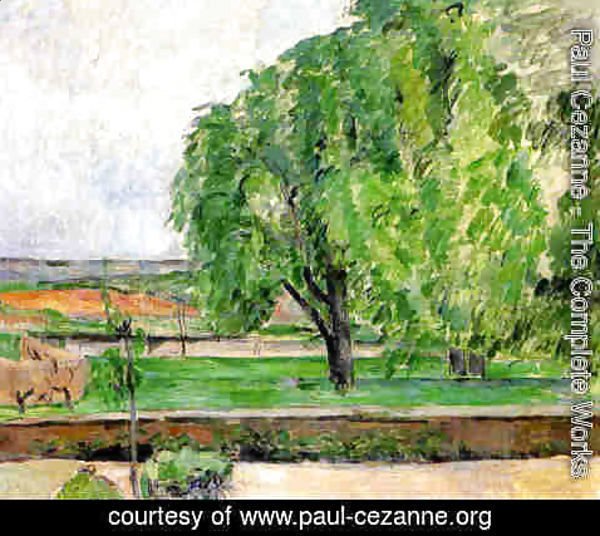 Paul Cezanne - Landscape At The Jas De Bouffin
