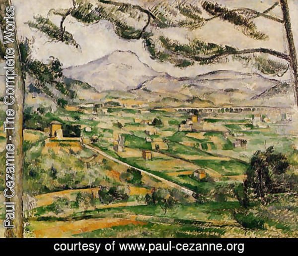 Paul Cezanne - Mont Sainte Victoire With Large Pine