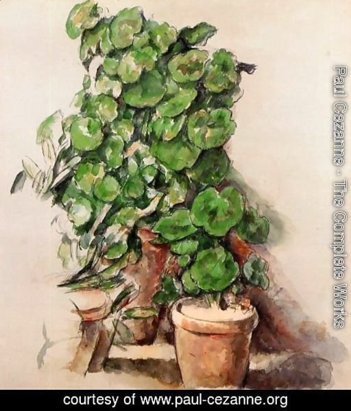 Paul Cezanne - Pots Of Geraniums