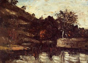 Paul Cezanne - A Bend in the River