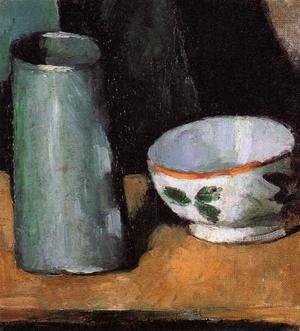Paul Cezanne - Still Life, Bowl and Milk Jug