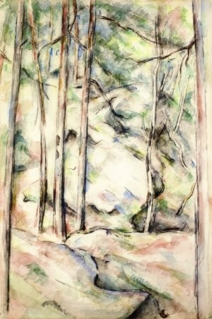 Paul Cezanne - In the Woods IV