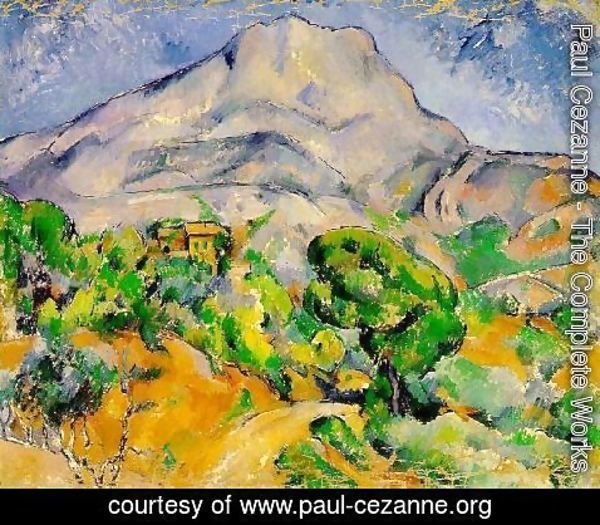 Paul Cezanne - Mont Sainte-Victoire above the Tholonet Road