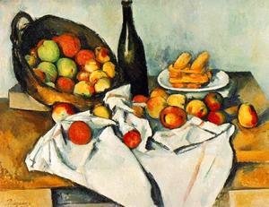 Paul Cezanne - Still Life with Basket of Apples