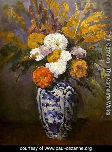Paul Cezanne - Dahlias