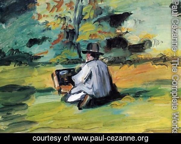 Paul Cezanne - A painter in the work