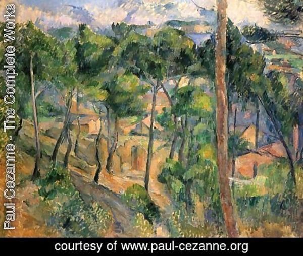 Paul Cezanne - L'Estaque, view by the Kiefern