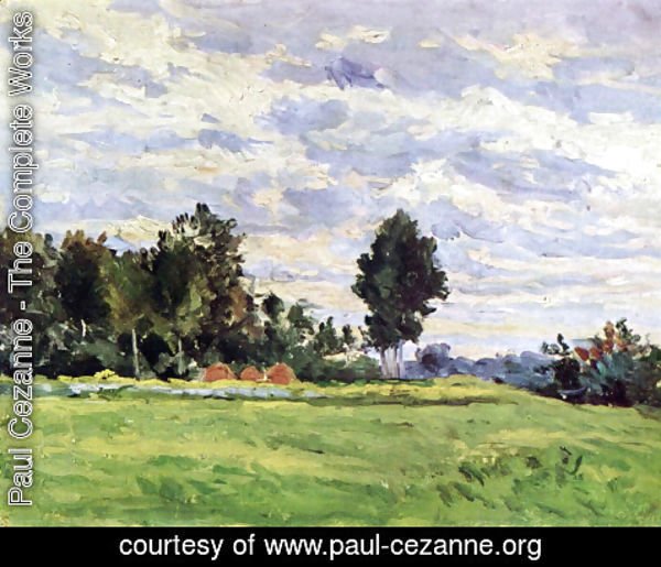 Paul Cezanne - Landscape at Ille de France