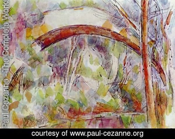 Paul Cezanne - River with the Bridge of the Three Sources