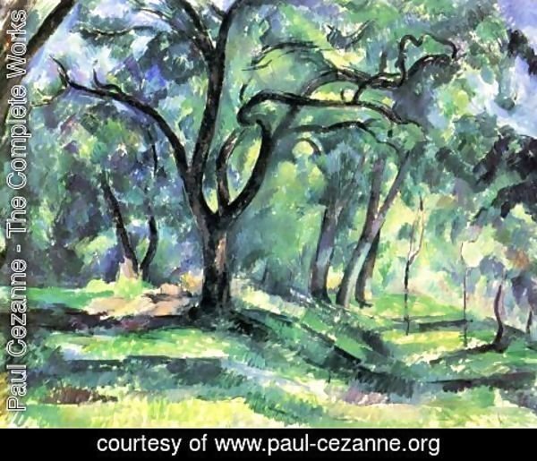 Paul Cezanne - Small forest