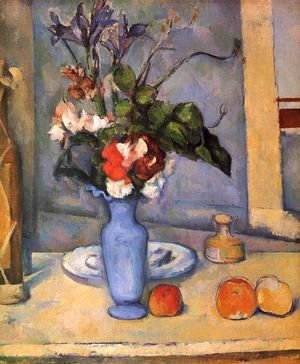 Paul Cezanne - Still life with a blue vase