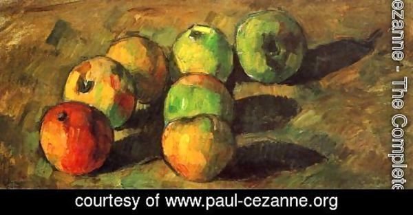 Paul Cezanne - Still life with seven apples