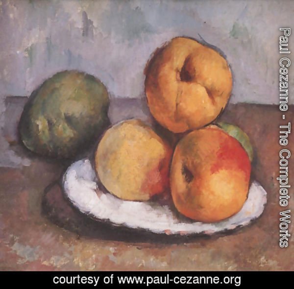 Paul Cezanne - Still Life With Quince Apples And Pears 1885 87