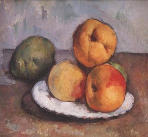 Paul Cezanne - Still Life With Quince Apples And Pears 1885 87