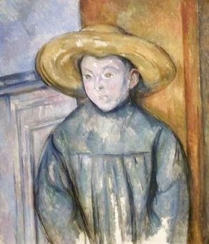 Paul Cezanne - Boy with a Straw Hat