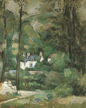 Paul Cezanne - Maisons dans la verdure