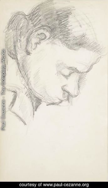 Paul Cezanne - Tete d'un garcon (probablement Paul Cezanne fils)