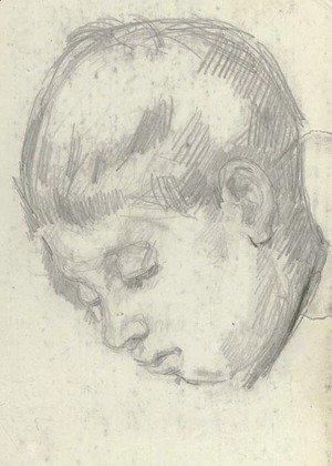 Paul Cezanne - Tete de Paul Cezanne fils