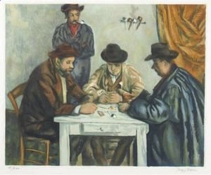 Paul Cezanne - Les Joueurs De Cartes