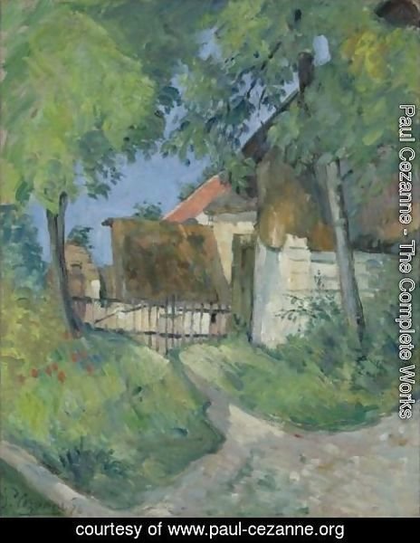 Paul Cezanne - Entree De Ferme, Rue Remy, A Auvers-Sur-Oise