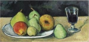 Paul Cezanne - Verre Et Poires