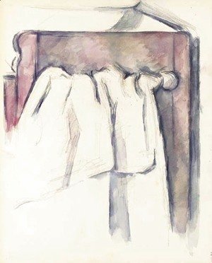 Paul Cezanne - Table de toilette avec essuie-mains et cuvette