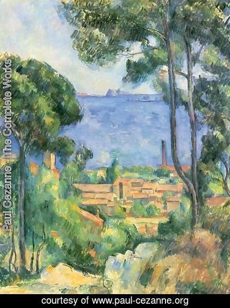 Paul Cezanne - View of L'Estaque and the Chateau d'If (The Sea at L'Estaque)