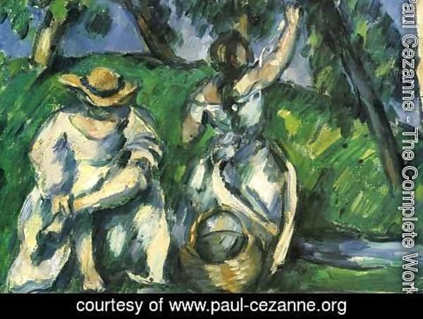 Paul Cezanne - The fruit pickers