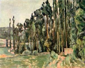Paul Cezanne - The Poplars