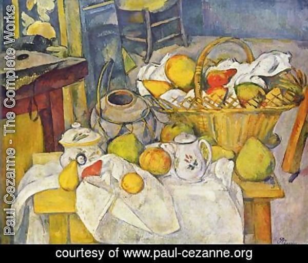 Paul Cezanne - Still Life with Fruit Basket 2