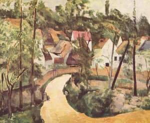 Paul Cezanne - Bend in the road