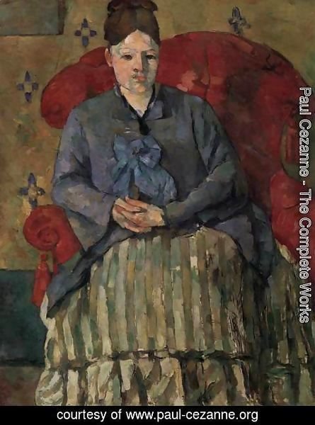 Paul Cezanne - Madame Cezanne in a Red Armchair