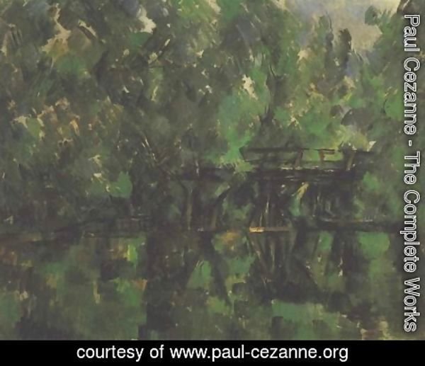 Paul Cezanne - Bridge over the pond