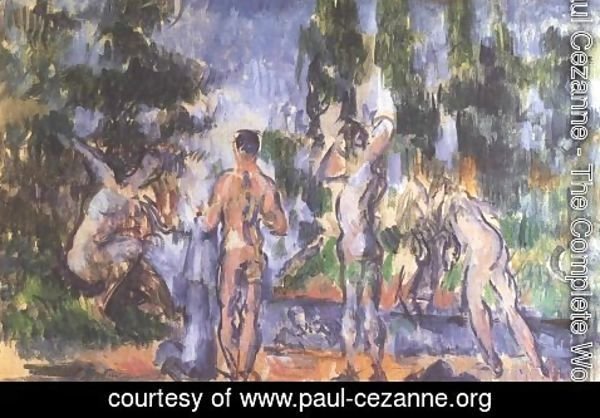 Paul Cezanne - Four Bathers 2