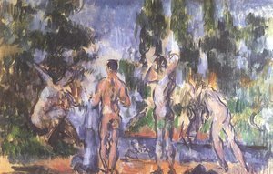 Paul Cezanne - Four Bathers 2