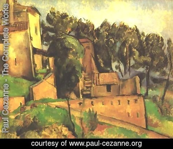 Paul Cezanne - The farm of Bellevue 2