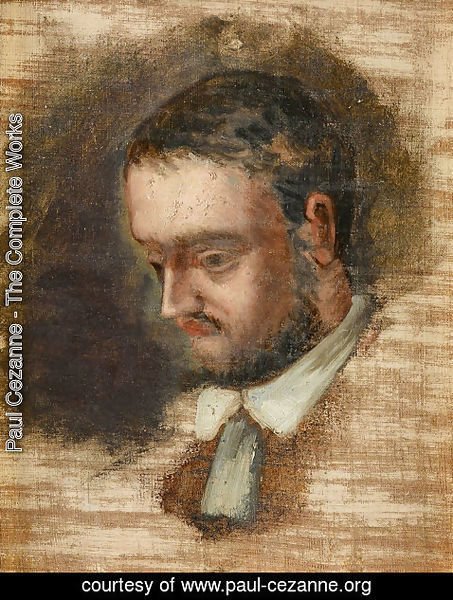 Paul Cezanne - Portrait of Emile Zola