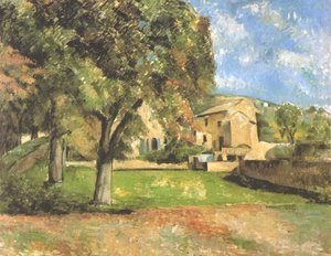 Paul Cezanne - Horse-chestnut-trees in Jas de Bouffan