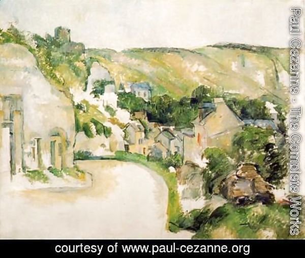 Paul Cezanne - A Turn On The Road At Roche Ruyon