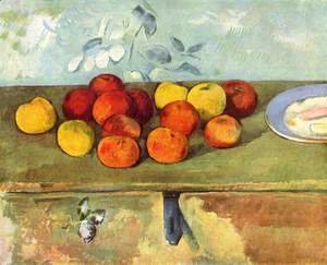 Paul Cezanne - Apples And Biscuits