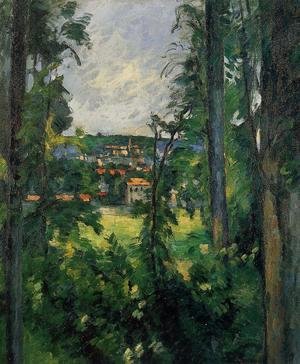 Paul Cezanne - Auvers Sur Oise  View From Nearby