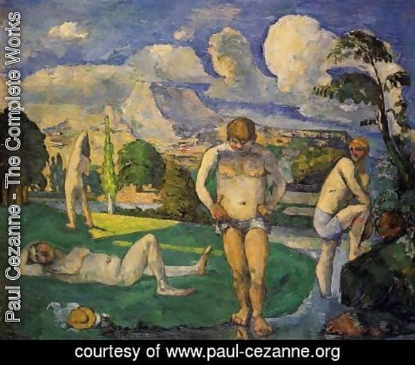 Paul Cezanne - Bathers At Rest