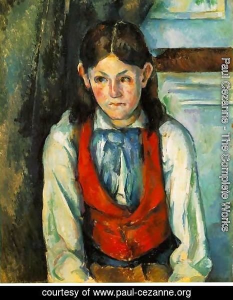 Paul Cezanne - Boy In A Red Vest 4
