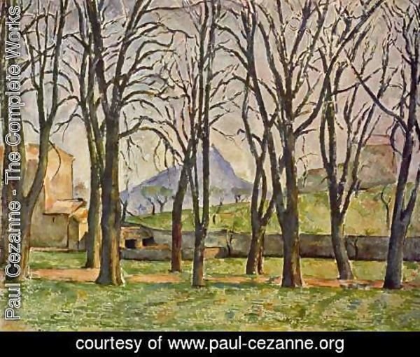 Paul Cezanne - Chestnut Trees At The Jas De Bouffan