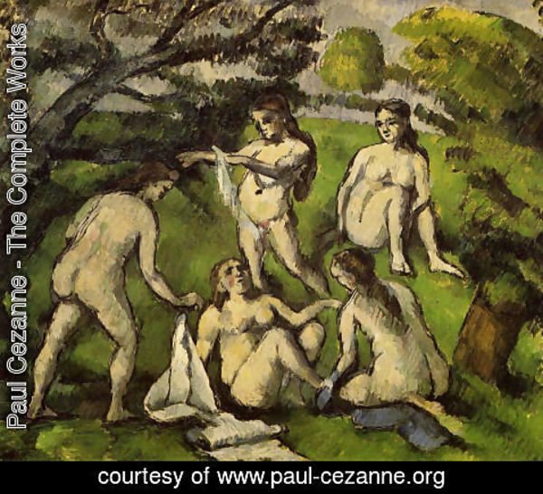 Paul Cezanne - Five Bathers