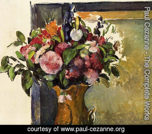 Paul Cezanne - Flowers In A Vase2