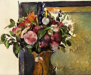 Paul Cezanne - Flowers In A Vase2