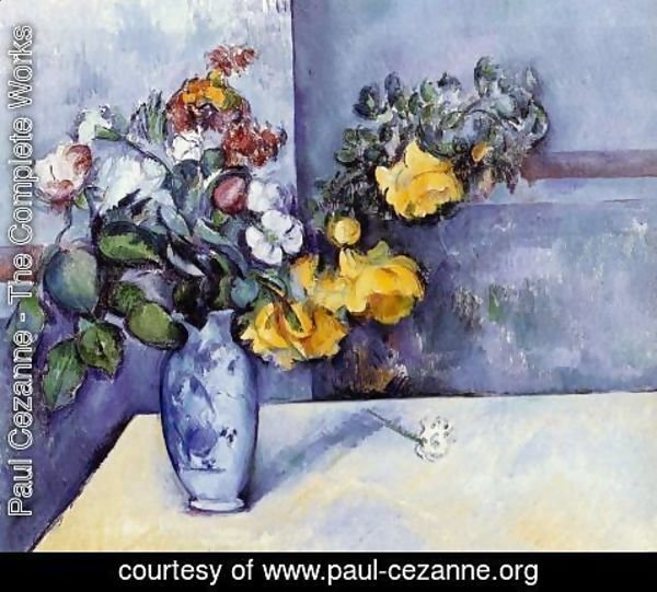 Paul Cezanne - Flowers In A Vase3