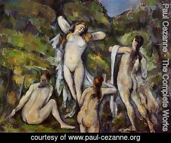 Paul Cezanne - Four Bathers2